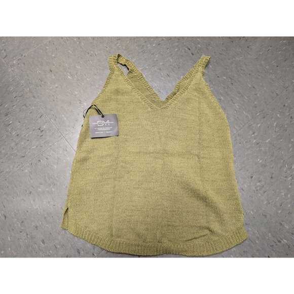 DYI Women's Sweater Tank Top Lichen Green Size Large - Picture 6 of 8